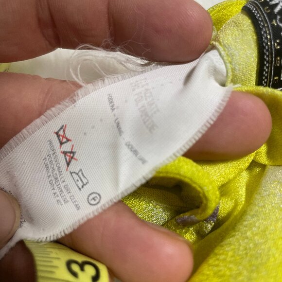 Gianni Versace Sheer Mock Neck Blouse Made in Italy Size Medium - Picture 8 of 10